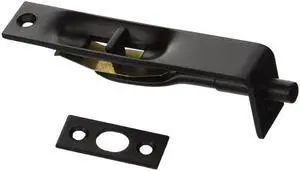 Deltana 4FBS10B 4 in. Flush Bolt Heavy Duty Solid Brass - Oil Rubbed Bronze
