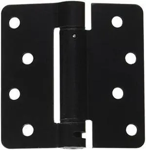 Deltana DSH4R41B 4 x 4 x 0.25 in. Spring Hinge Steel-US1B