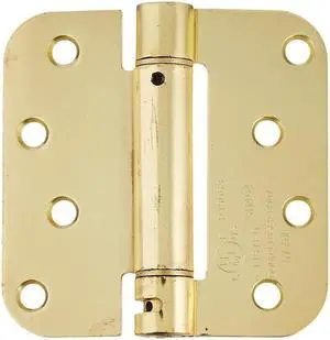 Deltana DSH4R53-4 4 x 4 x 0.62 in. Spring Hinge Steel-US3