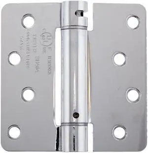 Deltana DSH4R426 4 x 4 x 0.25 in. Spring Hinge Steel-US26