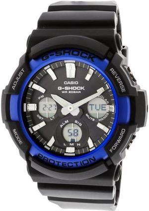 Casio GAS100B-1A2 G-Shock Polyurethane Analog Quartz Sport Watch, Black