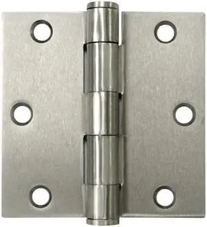 Deltana S35HD15 3.5 x 3.5 in. Heavy Duty Square Hinge, Satin Nickel - Steel  - Pack of 2