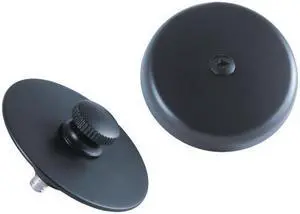 Kingston Brass DTL5303A0 Tub Drain Stopper with Overflow Plate Replacement Trim Kit, Matte Black - 1.81 x 3.13 x 3.13 in.