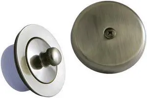 Kingston Brass DLT5301A3 Lift & Turn Tub Drain Kit, Vintage Brass - 2.75 x 3.13 x 3.13 in.