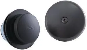Kingston Brass DTT5302A5 Easy Touch Toe-Tap Tub Drain Kit, Oil Rubbed Bronze - 2.56 x 3.13 x 3.13 in.