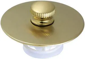 Kingston Brass DTL5304A7 Quick Cover-Up Tub Stopper, Satin Brass - 2.63 x 2.81 x 2.81 in.