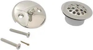 Kingston Brass DTL5305A6 Grid Tub Drain Kit, Polished Nickel - 4.92 x 7.48 x 9.06 in.