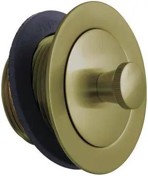 Kingston Brass DLL207 Brass Lift & Lock Tub Drain, Satin Brass - 2.13 x 2.88 x 2.88 in.