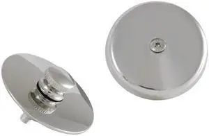 Kingston Brass DTL5303A6 Tub Drain Stopper with Overflow Plate Replacement Trim Kit, Polished Nickel - 1.81 x 3.13 x 3.13 in.