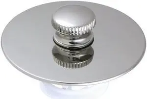 Kingston Brass DTL5304A6 Quick Cover-Up Tub Stopper, Polished Nickel - 2.63 x 2.81 x 2.81 in.