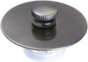 Kingston Brass DTL5304A3 Quick Cover-Up Tub Stopper, Vintage Brass - 2.63 x 2.81 x 2.81 in.