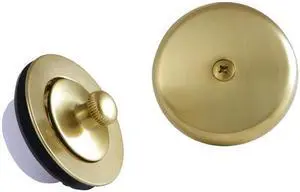 Kingston Brass DLT5301A7 Lift & Turn Tub Drain Kit, Satin Brass - 2.75 x 3.13 x 3.13 in.