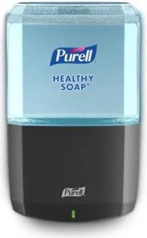 GOJO Industries 773401 1200 ml Touch-Free Dispenser with Energy on the Refill for Purell Soap, Graphite