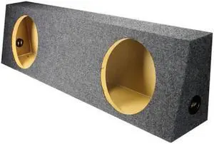 Qpower Dual 12" Chevy Truck Empty Woofer Box Heavy Duty QHD212TRUCK