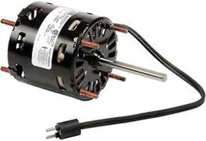 FASCO D1124 HVAC Motor, Open Air-Over, 1/20 HP, 1,550 Nameplate RPM, 1 Speed,