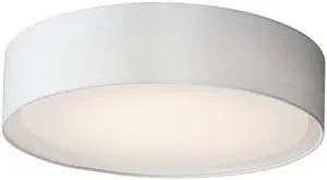 Maxim 10222WL 20 in. Prime LED Flush Mount Ceiling Light, White Linen