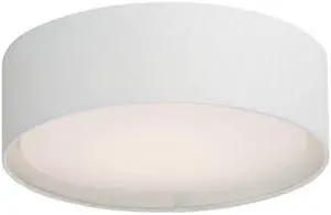 Maxim 10232WL 20 in. Prime LED Flush Mount Ceiling Light, White Linen