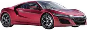 Maisto 31234r 1-24 Scale 2018 Acura NSX Diecast Model Car - Red with Black Top