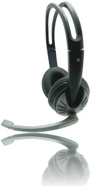 iMicro SP-IMME282 Wired USB Headphone w/ Microphone & Volume Control (Black) - SP-IMME282