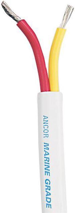 Ancor 124550 7 AWG Ancor Safety Duplex Cable, Red & Yellow, Flat - 500 ft.