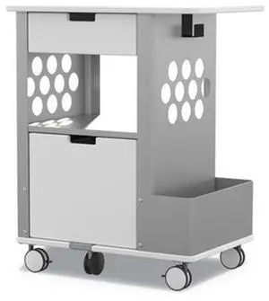 Safco 5202WH Mobile Storage Cart