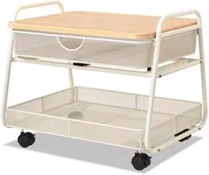 Safco 5208WH Onyx Under-Desk Machine Stand