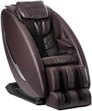 Inner Balance Wellness IMR0047-31NA Ji Zero Wall Heated L Track Massage Chair - Brown, 47 x 31.5 x 57 in.