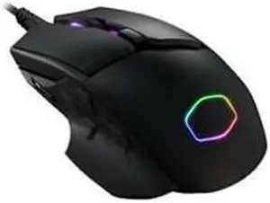 Cooler Master MM830 Gaming Mouse with 24, 000 DPI Sensor, Hidden D-Pad Buttons, 4-Zone RGB, and Precision Wheel