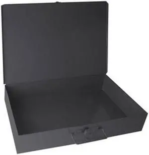 DURHAM MFG 123-95 1 Compartment Box, Steel, 18 in W x 12 in D x 3 in H