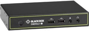 Black Box BBX-EMD2000SE-R Emerald Se HD DVI KVM-over-IP Matrix Switch Receiver - Full HD DVI USB 2.0 Serial Audio