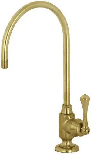 Kingston Brass KS5197BL Traditional Vintage Single-Handle Water Filtration Faucet - Satin Brass