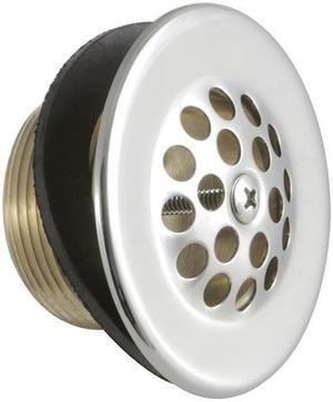 Kingston Brass DTL206 Made To Match Bathtub Strainer Drain with Rubber, Polished Nickel