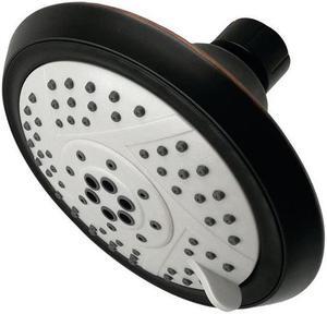 Kingston Brass KX1546 Modern Vilbosch 5 in. 5-Function Shower Head - Naples Bronze
