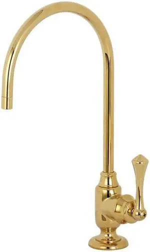 Kingston Brass KS5192BL Traditional Vintage Single-Handle Water Filtration Faucet - Polished Brass