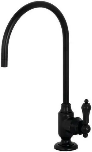 Kingston Brass KS5190BAL Traditional Heirloom Single-Handle Water Filtration Faucet - Matte Black