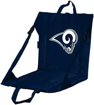 Logo Brands 629-80-1 Los Angeles Rams Navy & White Stadium Seat