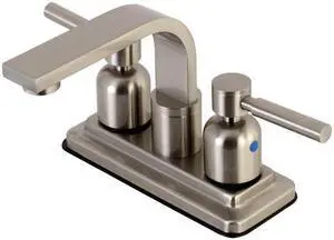 Kingston Brass KB8468DL 4 in. Concord Centerset Lavatory Faucet, Brushed Nickel