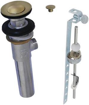 Kingston Brass KB1003 Traditional Brass Pop-Up Drain with Overflow - Vintage Brass