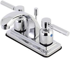 Kingston Brass KB4641DL 4 in. Concord Centerset Lavatory Faucet, Polished Chrome