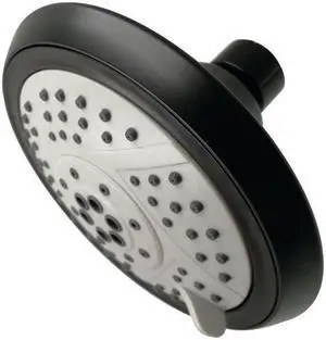 Kingston Brass KX1540 Modern Vilbosch 5 in. 5-Function Shower Head - Matte Black