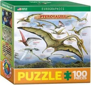Euro Graphics 8104-0680 Pterosaurs Mini Puzzle Euro Graphics 8104-0680 Pterosaurs Mini Puzzle
