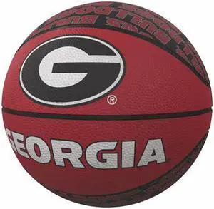 Logo Brands 142-91MR-1 Georgia Repeating Logo Mini-Size Rubber Basketball