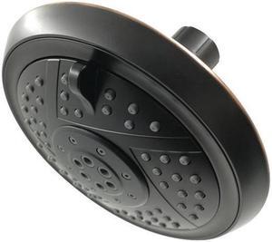Kingston Brass KX1556 Modern Vilbosch 5 in. 5-Function Shower Head - Naples Bronze