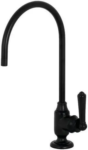 Kingston Brass KS5190NML Traditional Magellan Single-Handle Water Filtration Faucet - Matte Black
