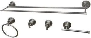 Kingston Brass BAH8213478SN Modern Concord 5 Piece Bathroom Accessory Sets - Brushed Nickel