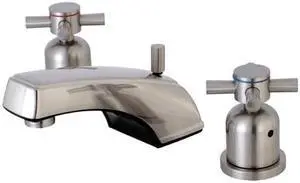 Kingston Brass KB8928DX Concord 8 in. Widespread Lavatory Faucet, Brushed Nickel - 13.48 x 9.9 x 3.34 in.