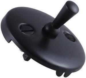 Kingston Brass DTL100MB Made To Match Round Overflow Plate with Trip Lever, Matte Black