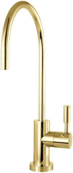 Kingston Brass KSAG8192DL Modern Reverse Osmosis System Filtration Water Air Gap Faucet - Polished Brass