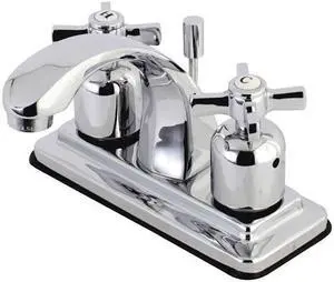 Kingston Brass KB4641ZX Millennium Centerset Lavatory Faucet Polished Chrome - 9.19 x 8.47 x 8.11 in.