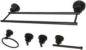 Kingston Brass BAH821318478ORB Concord 5 Piece Bathroom Accessory Set - Oil Rubbed Bronze